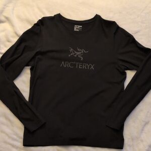 Arc'teryx Black Logo Long Sleeve Tee